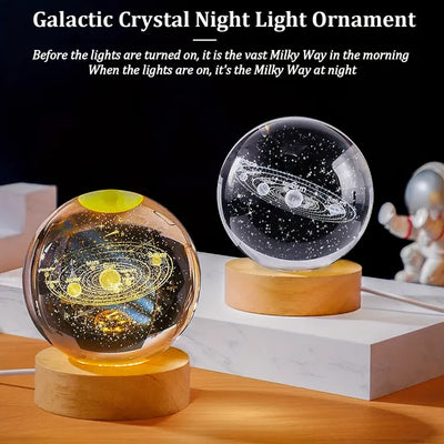 Crystal Ball Night Light with Phantom LED (Random Design)